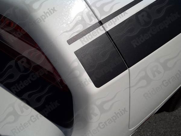 2008 - Up Dodge Challenger Full Upper Accent Side Stripes