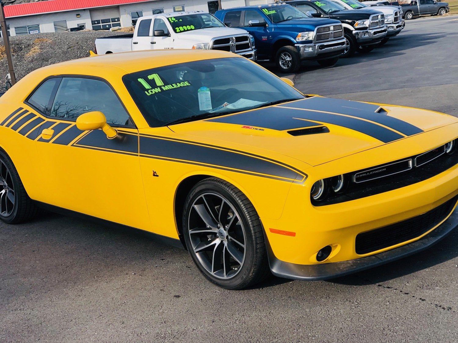 2015 - Up Dodge Challenger SXT / RT / GT AWD Split Hood Decal Kit