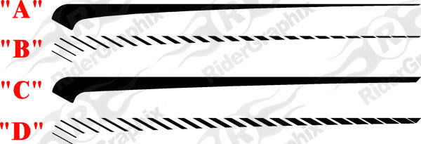 2013 - 2016 Dodge Dart Lower Bodyline Stripe Kit