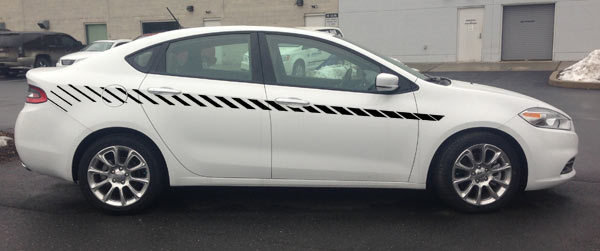2013 - 2016 Dodge Dart Lower Bodyline Stripe Kit