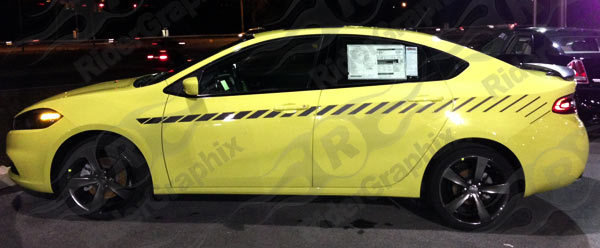 2013 - 2016 Dodge Dart Lower Bodyline Stripe Kit