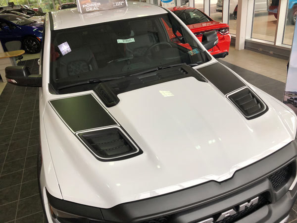 2019 - Up Ram 1500 Rebel / Sport Hood Insert Decal Graphics