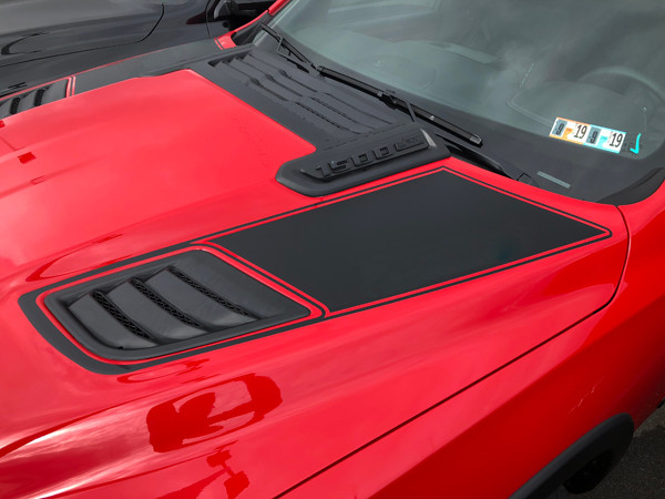 2019 - Up Ram 1500 Rebel / Sport Hood Insert Decal Graphics