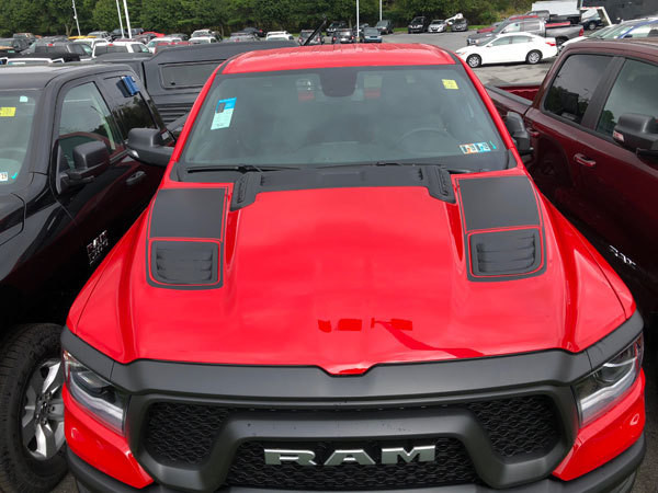 2019 - Up Ram 1500 Rebel / Sport Hood Insert Decal Graphics