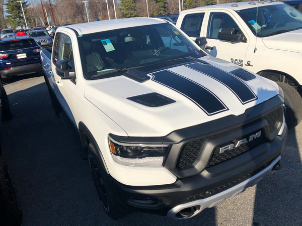 2019 - Up Ram 1500 Rebel / Sport Hood Decal Graphics