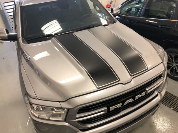 2019 - Up Ram 1500 Standard Hood Decal Graphics