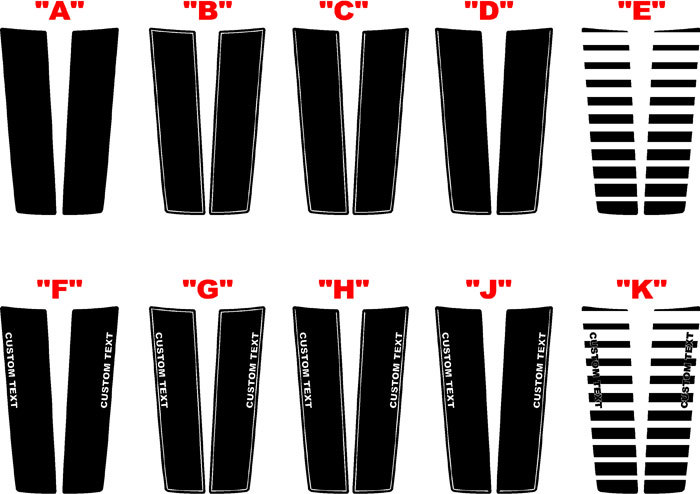 2019 - Up Ram 1500 Standard Hood Decal Graphics - Bild 12 von 110