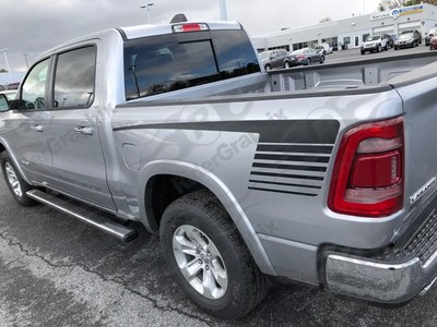 2019 - Up Dodge Ram Retro Bedside Hockey Stripes