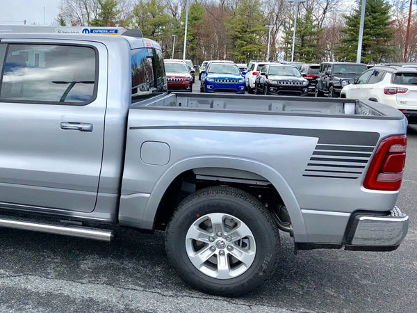 2019 - Up Dodge Ram Retro Bedside Hockey Stripes