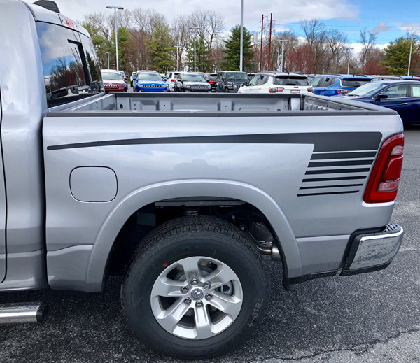 2019 - Up Dodge Ram Retro Bedside Hockey Stripes