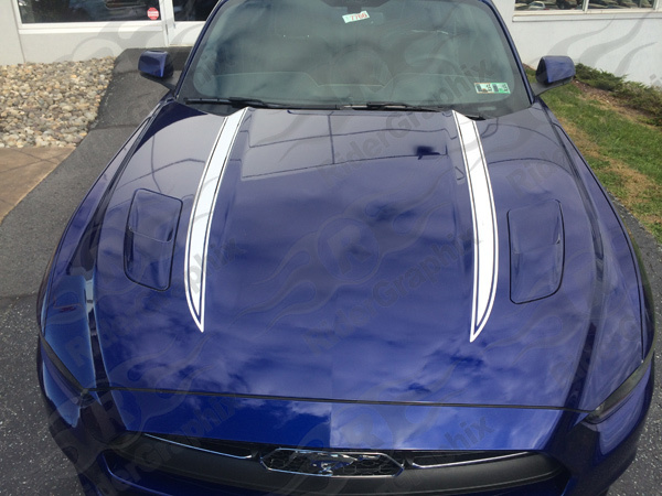 2015 - 2018 Mustang Hood Spear Accent Graphics - Bild 14 von 77