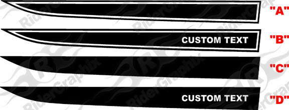2010-2014 Mustang Hood Spear Accent Graphics