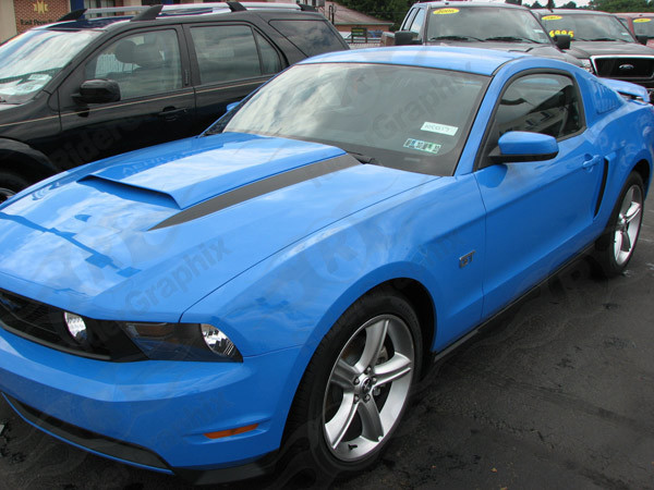2010-2014 Mustang Hood Spear Accent Graphics