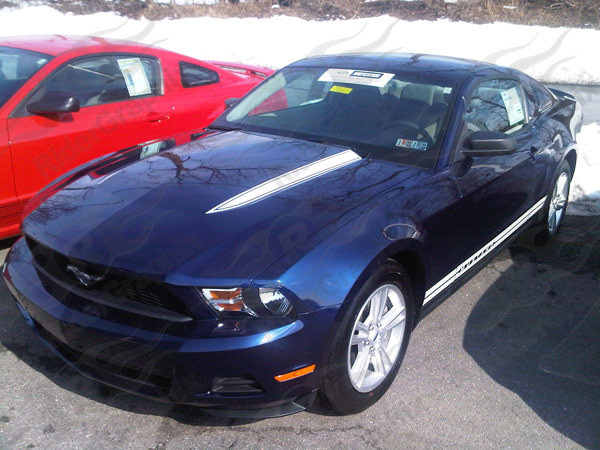 2010-2014 Mustang Hood Spear Accent Graphics