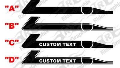 2016 - Up Camaro 69 Yenko Style Sport Side Stripes