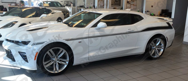 2016 - Up Camaro 69 Yenko Style Sport Side Stripes