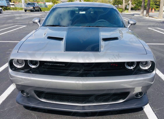 2015 - up Dodge Challenger Center Hood Stripe Vinyl Graphics