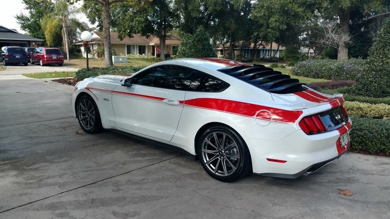 2015 - 2023 Mustang Devil Tail Side Stripes