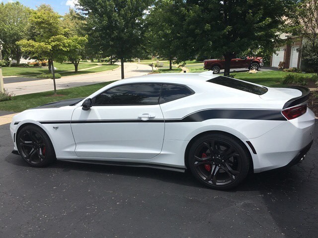 2016 - Up Camaro Modern Yenko Sport Side Stripes