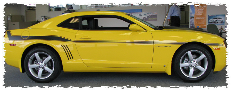 2010 - 2015 Camaro 69 Yenko Style Sport Side Stripes