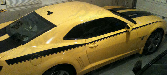 2010 - 2015 Camaro Full Side Upper Body Accent Stripes