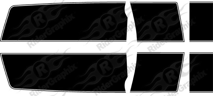 2010 - 2015 Camaro Bumble Bee Style Extended Length Rally Stripe Kit
