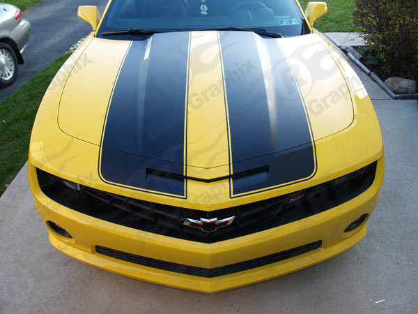 2010 - 2015 Camaro Bumble Bee Style Extended Length Rally Stripe Kit