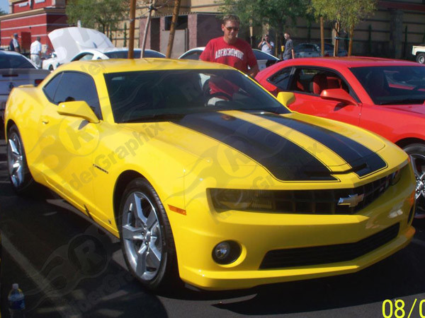 2010 - 2015 Camaro Bumble Bee Style Extended Length Rally Stripe Kit