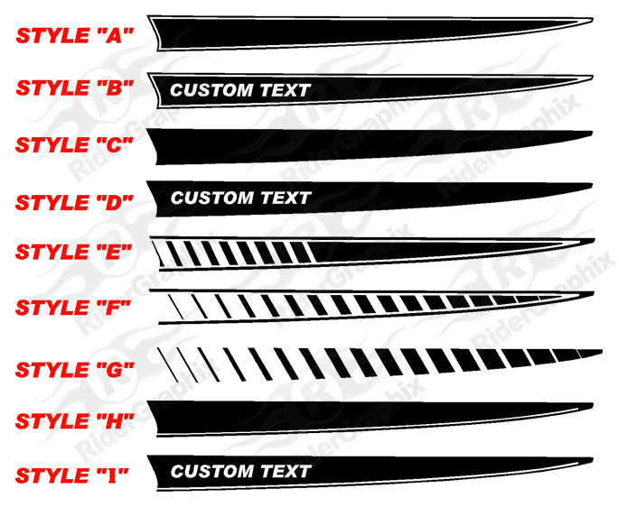 2010 - 2015 Camaro Hood Spear Graphics