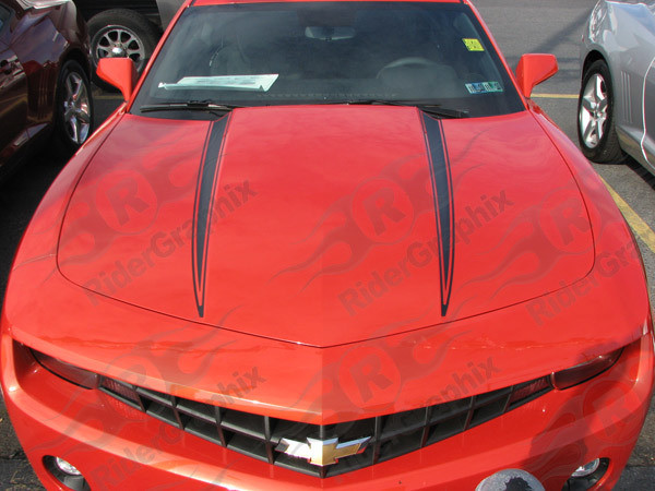 2010 - 2015 Camaro Hood Spear Graphics