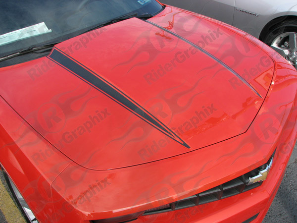 2010 - 2015 Camaro Hood Spear Graphics