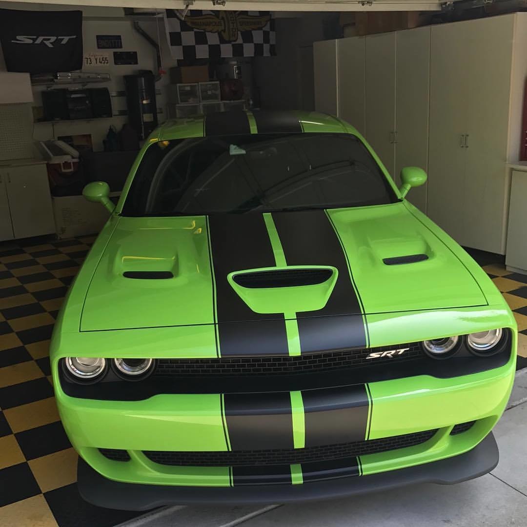 2015 - 2018 Up Dodge Challenger SRT Hellcat Style Rally Stripe Kit​
