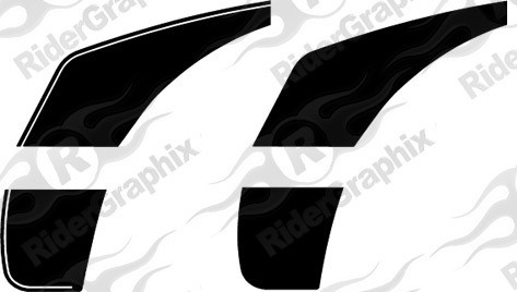 2010 - 2015 Camaro Side Retro Hockey Stripe Graphics