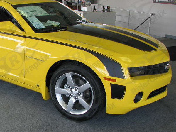 2010 - 2015 Camaro Side Retro Hockey Stripe Graphics