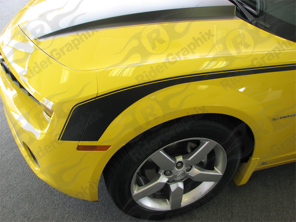 2010 - 2015 Camaro Side Retro Hockey Stripe Graphics
