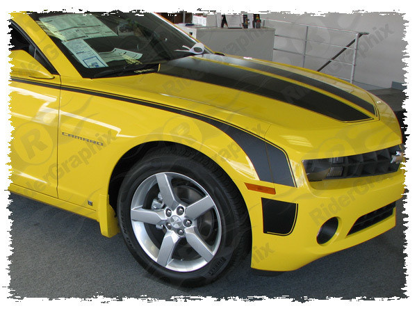 2010 - 2015 Camaro Side Retro Hockey Stripe Graphics