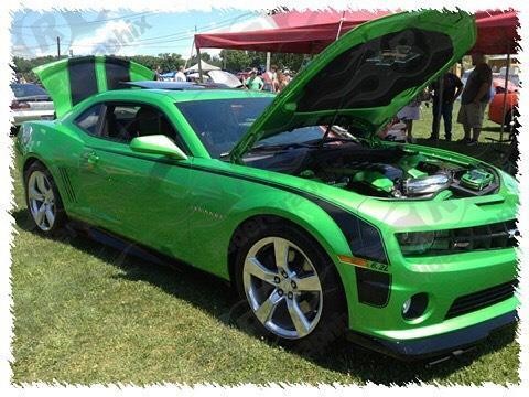 2010 - 2015 Camaro Side Retro Hockey Stripe Graphics