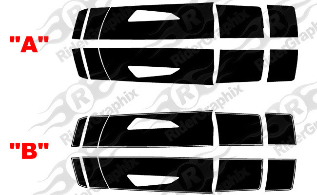 2016 - 2018 Camaro SS Coupe Factory Style Rally Stripes