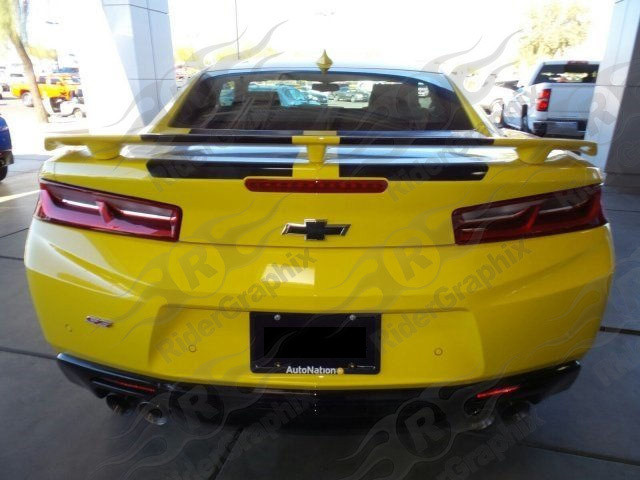 2016 - 2018 Camaro SS Coupe Factory Style Rally Stripes
