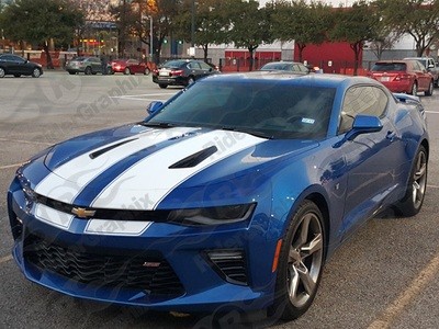 2016 - 2018 Camaro SS Coupe Factory Style Rally Stripes