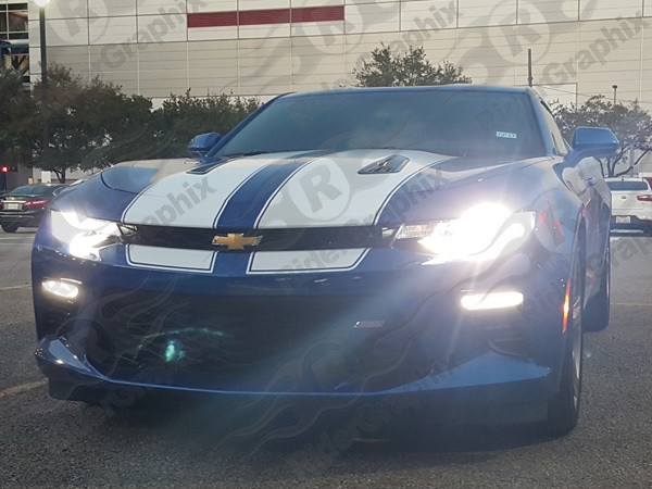 2016 - 2018 Camaro SS Coupe Factory Style Rally Stripes