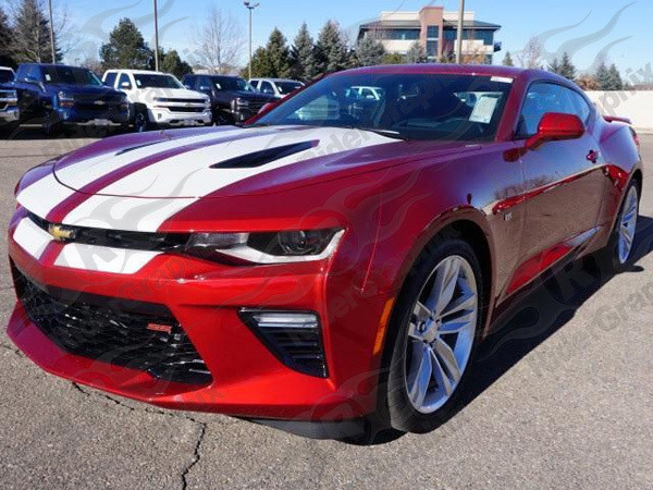 2016 - 2018 Camaro SS Coupe Factory Style Rally Stripes