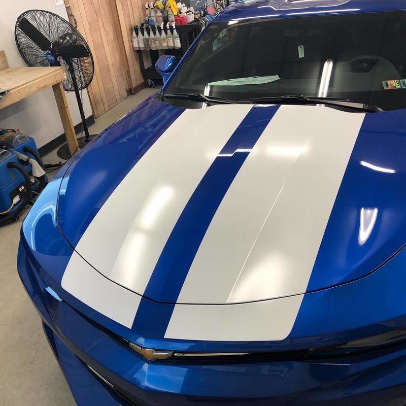 2016 - 2018 Camaro V6 Coupe Factory Style Rally Stripes