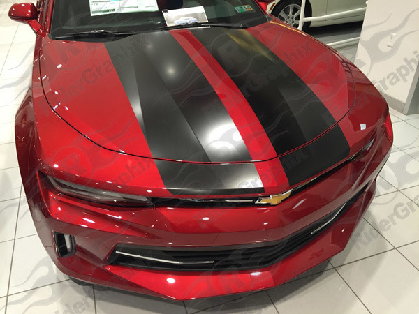 2016 - 2018 Camaro V6 Coupe Factory Style Rally Stripes