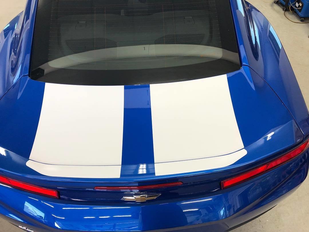 2016 - 2018 Camaro V6 Coupe Factory Style Rally Stripes