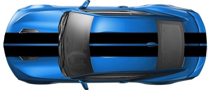 2016 - 2018 Camaro Pace Car Style Bumper to Bumper Rally Stripe Kit