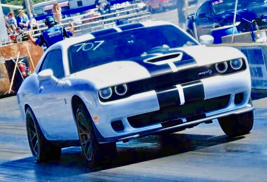 2015 - 2018 Up Dodge Challenger SRT Hellcat Style Rally Stripe Kit​