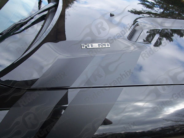 2008 - 2014 Dodge Challenger Hood to Fender Stripes