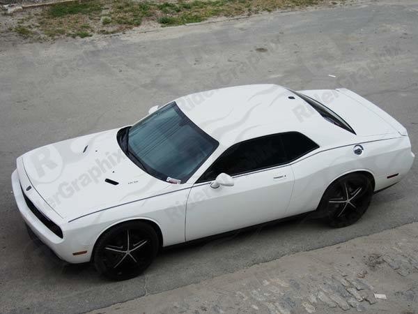 2008 - Up Dodge Challenger "Mopar Underground Blacktop" Style Side Stripe Kit