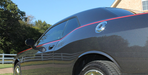 2008 - Up Dodge Challenger "Mopar Underground Blacktop" Style Side Stripe Kit